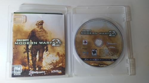 Call Of Dutymodern Warfare 2 -ps3-semi Novo - C/manual (Usado)