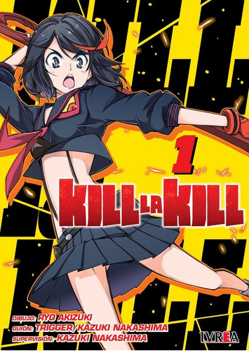 Manga Kill La Kill - Vol 01 - Ivrea Arg.