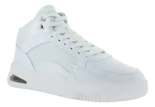 Tenis de bota para hombre blancos sales