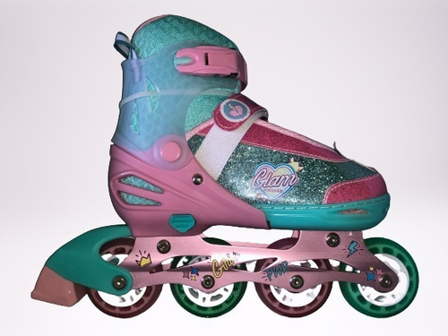 Imagen 1 de 6 de Patines Lineales Ajustables Para Niñas