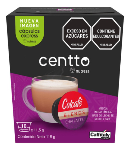 Capsula Colcafe Chai Latte Centto - Unidad