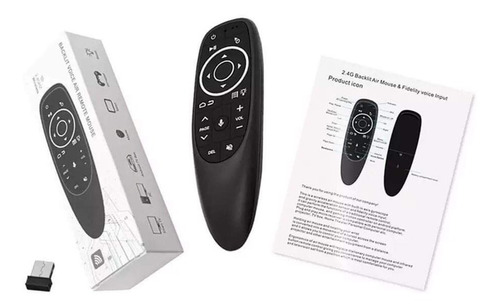 Control Remoto Con Voice+ Giro+ Iluminación Para Pc, Tv Box 