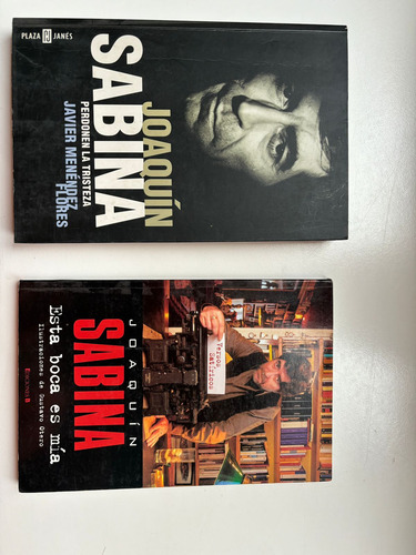 Joaquin Sabina 2 Libros Javier Mendez Flores Gustavo Otero (Usado)