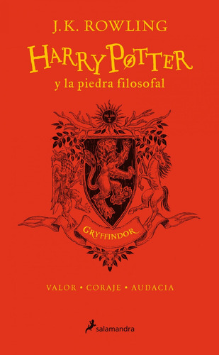 Harry Potter Y La Piedra Filosofal - Gryffindor - Rowling