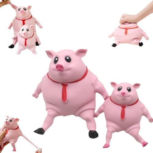 Pink Piggy Squishy Toy - Adorable Juguete De