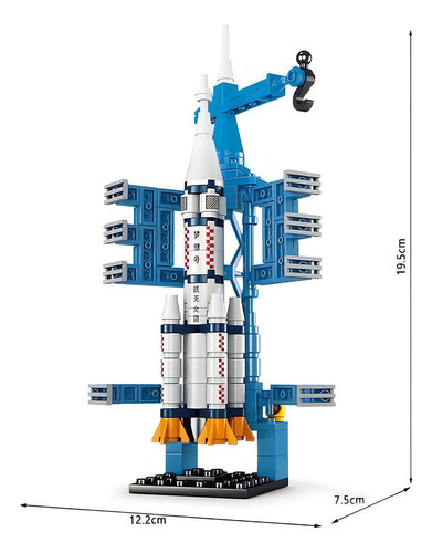 Bloques de construcción de naves espaciales y cohetes compatibles con Lego, número de piezas 130