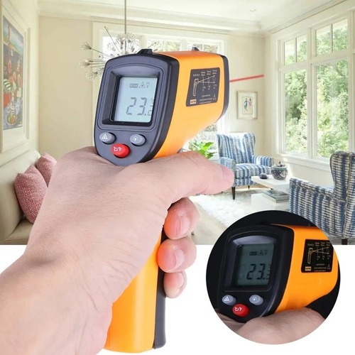Termometro Laser Digital Industrial Temperatura -50 A 380°c