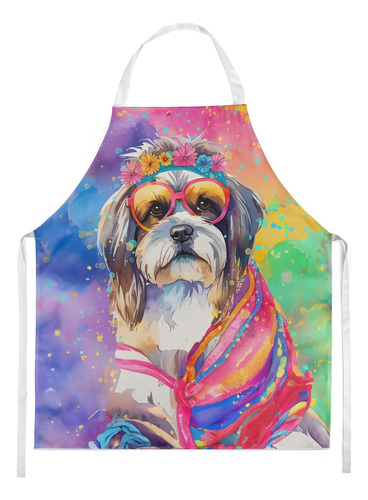 Dac2560apron Shih Tzu Hippie Dawg Apron Cooking Kitchen Serv