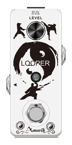 Pedal De Efecto Looper Digital Para Guitarra Amuzik Lef-332,