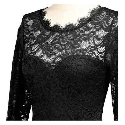 Vestido De Gasa Con Costuras De Encaje Damas De Honor Vestid