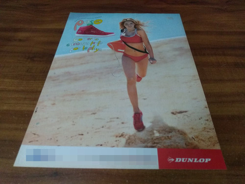 (pi265) Publicidad Zaira Nara * Dunlop (Usado)