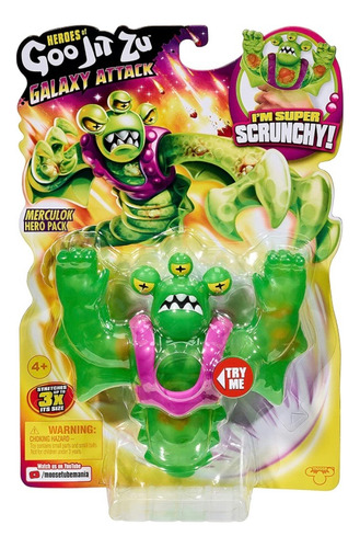 Muñeco Heroes Of Goo Jit Zu Elastico Galaxy Blast 10 Cm