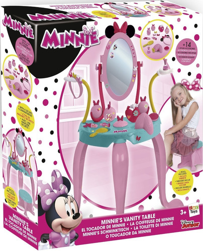 Tocador Peinador + Silla Infantil Niñas Minnie Disney