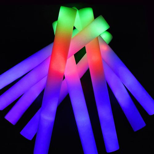 Taotuo Glow Sticks Bulk, 20 Pcs Led Light Up Sticks 3 Modos