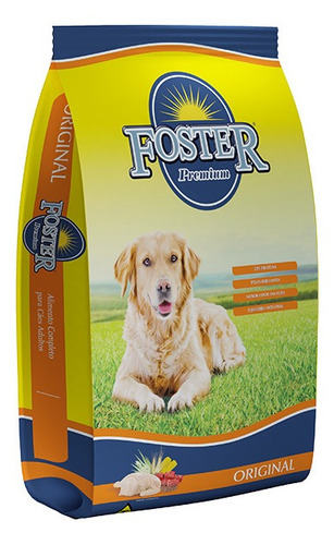 Alimento Foster Premium Original para cão adulto todos os tamanhos sabor mix em sacola de 25kg