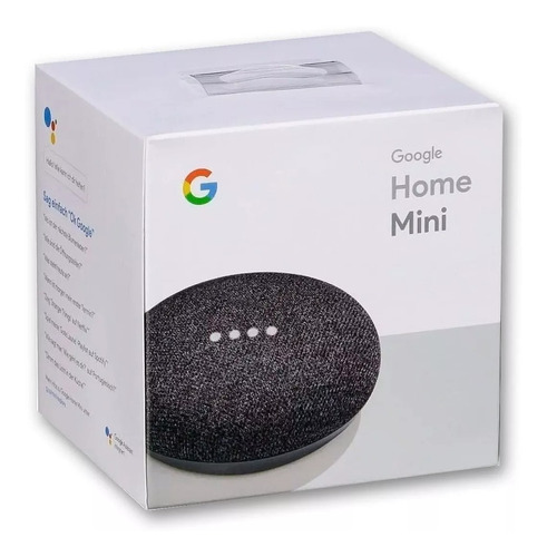 Google Home Mini con asistente virtual Google Assistant charcoal 110V/220V