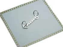 Comprar Dije Percha Plata 925 Para Dos Dijes