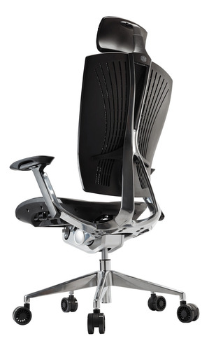 Silla de escritorio Cooler Master Ergo L gamer ergonómica negra con tapizado de malla
