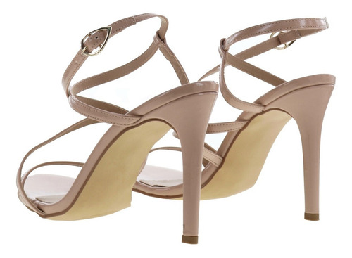 Imagen 4 de 4 de Zapatos De Tacón Mujer Con Tiras Delgadas Cruzadas Erez