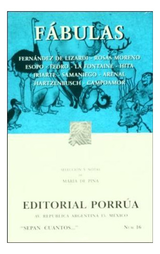 Fabulas - Varios Autores - Editorial Porrua - #w