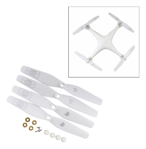 4 Piezas Rc Drone Hélice Cuchillas Accesorios Para Sjrc
