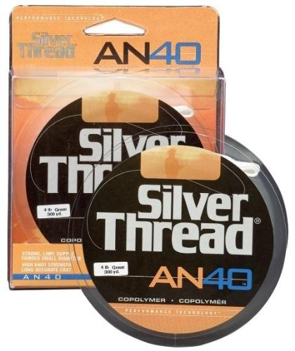 Silver Thread An40 Bulk Spook Fishing Line-3000 Yardas (plat