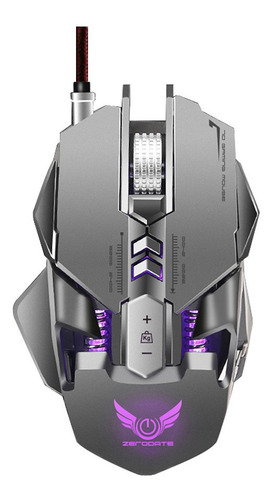 Mouse Gamer Zerodate X300gy Con Cable Usb P/competencias