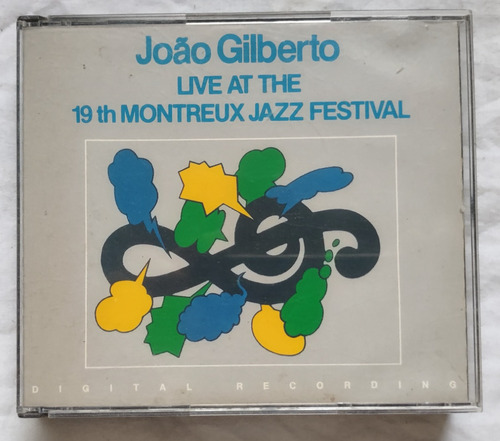 Cd João Gilberto Live At The 19th Montreux Jazz Festival