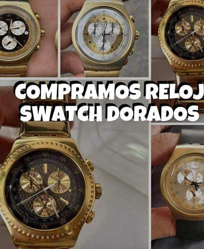 Reloj Swatch Dorado 