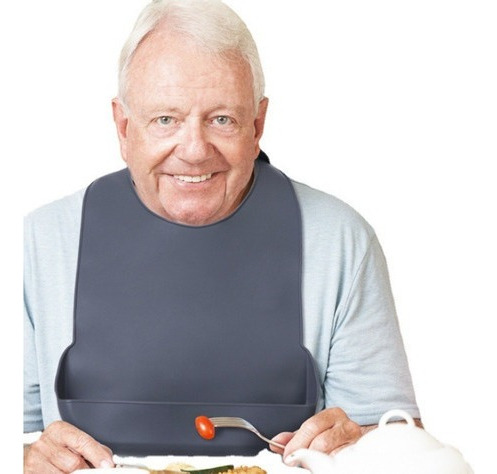 Adult Elderly Bib Waterproof And Oil Proof Bib D