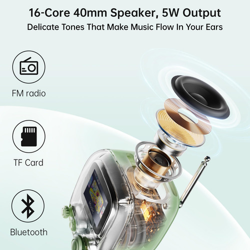 Altavoz Bluetooth Portátil Divom Tiivoo-2 Con Radio Fm, Art