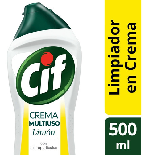 Cif Limpiador Cremoso Limon X 500 Ml