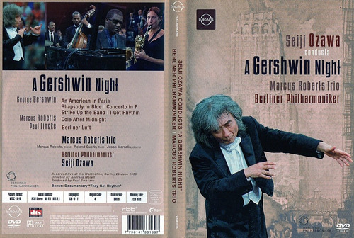 Dvd Gershwin Night - Seiji Ozawa Y Marcus Roberts Trio 