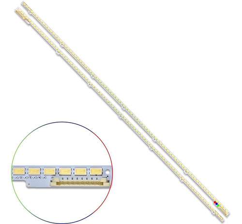 Kit Leds Samsung Un46d6400 / Un46d6400uf  (72l 8pin) - Nuevo