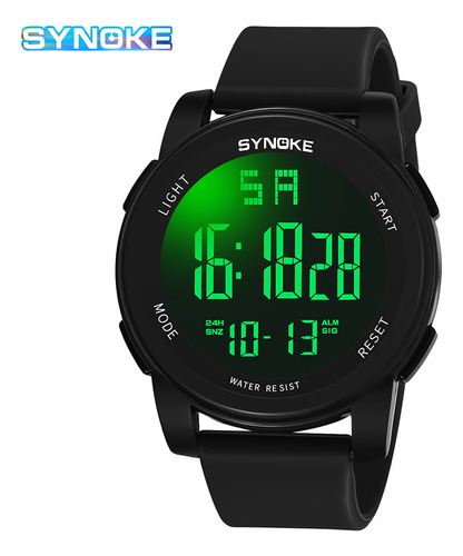 Reloj Digital Impermeable Con Retroiluminación Luminosa De V