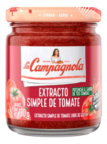  Campagnola Extracto de tomate pack x 6