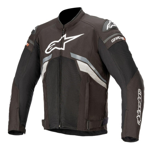 Chamarra Para Moto Alpinestars T-gp Plus R V3 Negro/ Blanco