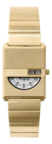 Reloj Breda Pulse Tandem Con Pulsera De Oro Y Metal, 26 Mm