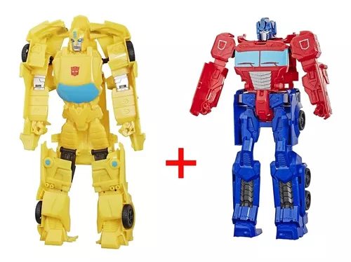 Foto de Como Personagens De Transformers Bumblebee E Optimus Prime