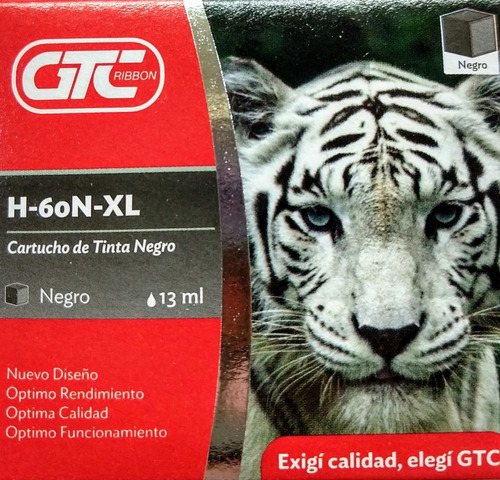 Cartucho De Tinta Compatible  60 Xl Negro Gtc V. Devoto