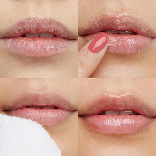 . Exfoliante Labial De Limón Y Cúrcuma For Aclarar Los