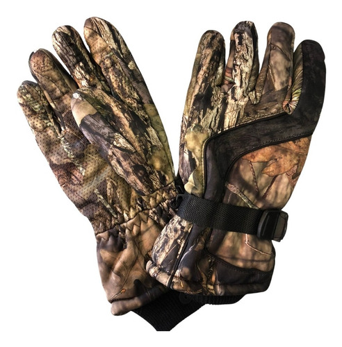 Guantes Camuflados Con Ajuste De Muñeca - Interior Polar M L