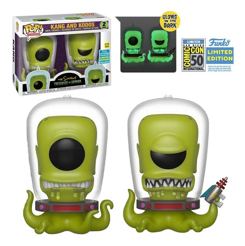 Funko Pop! Kang E Kodos The Simpsons 2 Pack Limited Edition