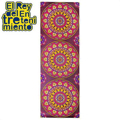 Imagen 5 de 10 de Colchoneta Yogamat Estampada Pilates, Yoga, Fitness - El Rey