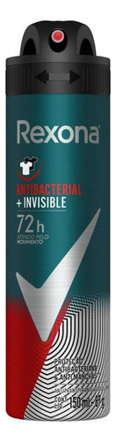 Rexona Antibacterial E Invisible Desodorante Aerossol 150 Ml
