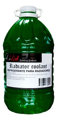 Agua Refrigerante Para Radiador 5lts G P Color Verde, Cobril
