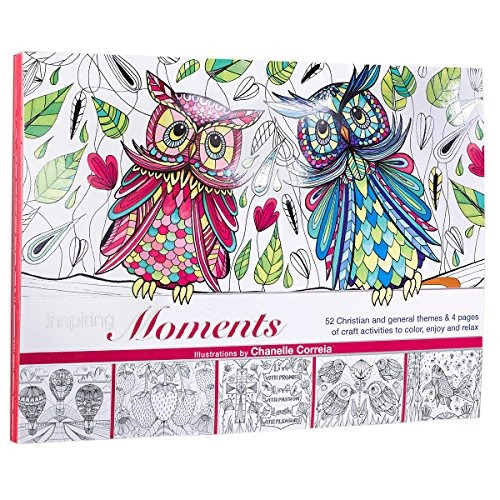 Inspiring Moments Inspirational Adult Coloring Book