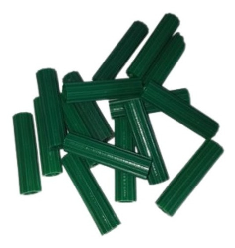 Tarugo Pvc 1/4   Verde (ciento)  -  Nacional