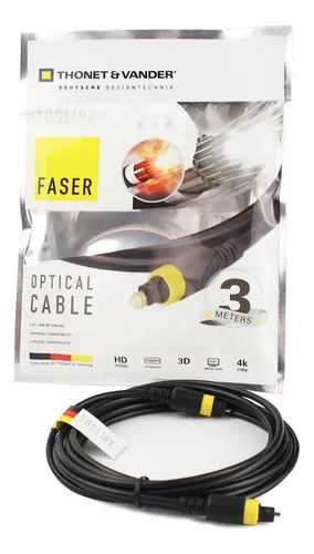 Cable Optico Toslink Para Audio Thonet Vander 5mts