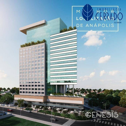 Imagem 2 de 15 de Ágio Gênesis Office - Sala Comercial No Jundiaí Anápolis - Co4232371